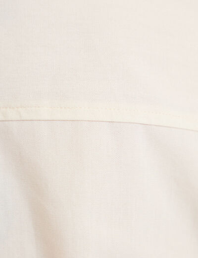 Chemise col classique ecru femme