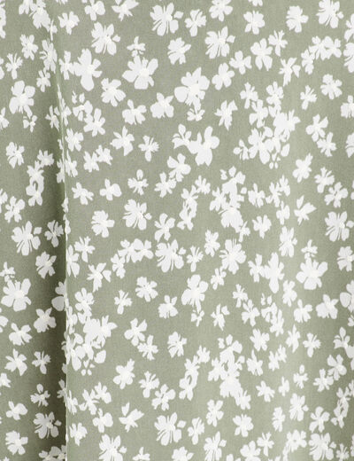 Jupe short droite vert femme