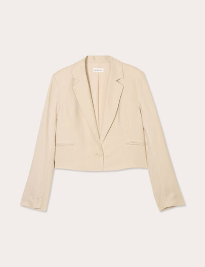 Veste esprit blazer beige femme