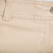 Pantalon chino coupe barrel beige femme