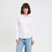 Chemise manches longues ecru femme