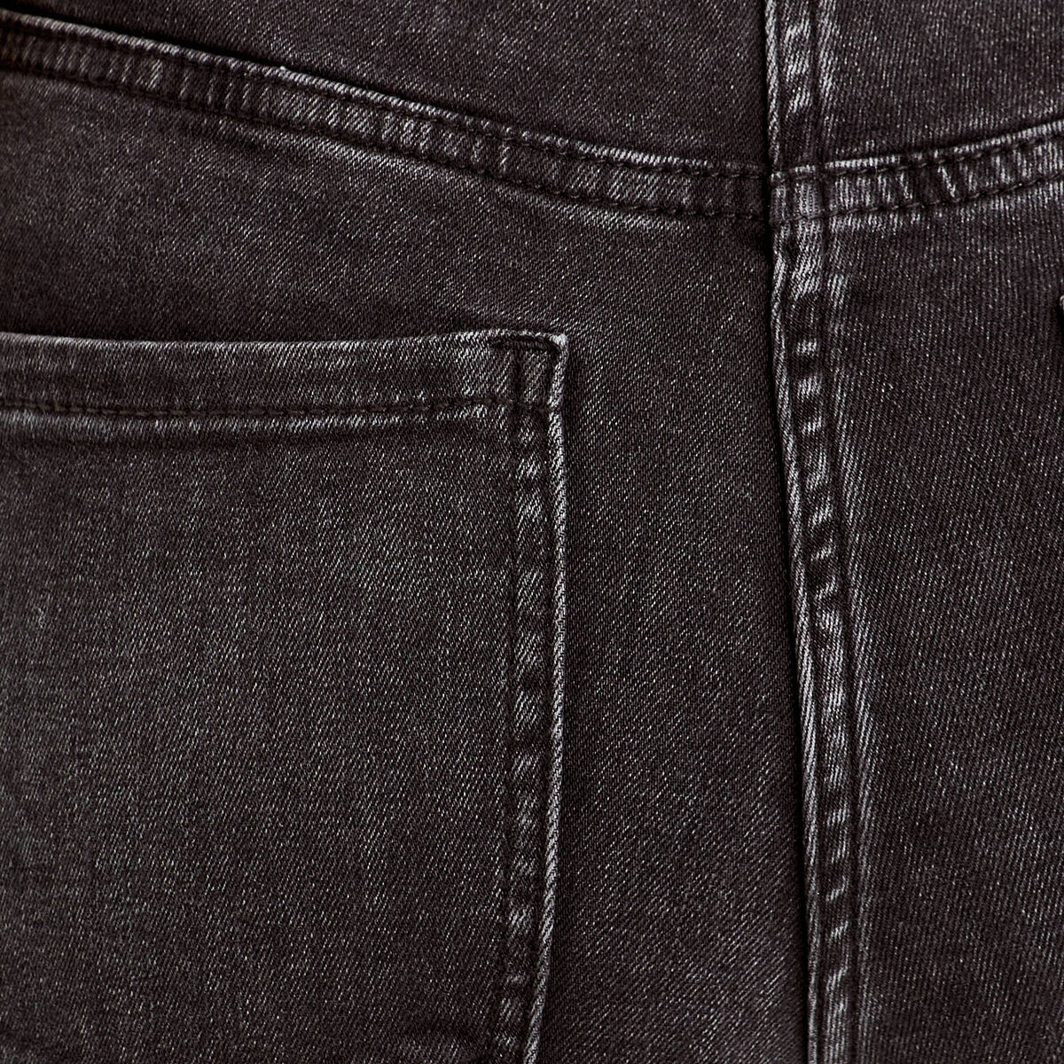 Jeans skinny taille haute denim noir femme