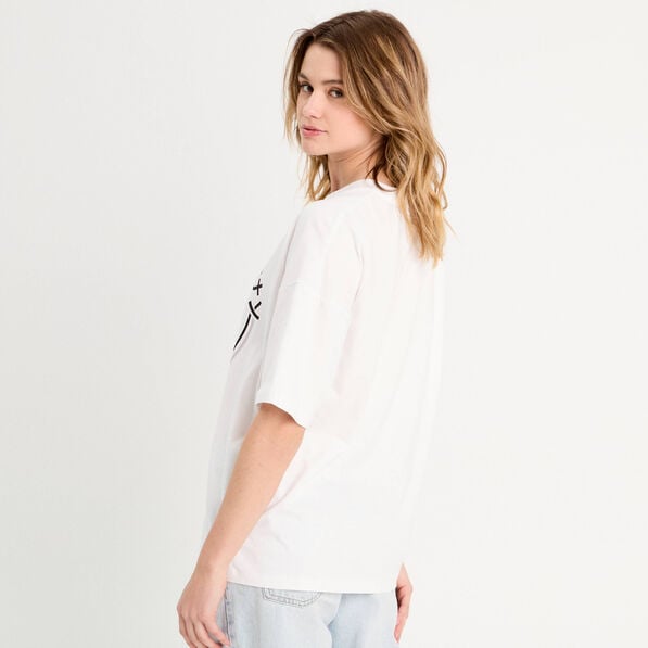t shirt oversize hello kitty blanc femme T-shirt oversize Hello Kitty blanc femme