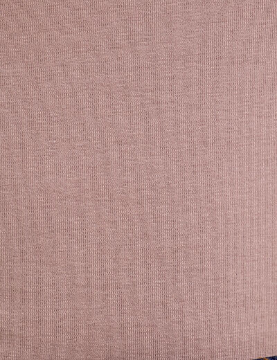 Débardeur liserés dentelle marron femme