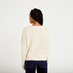 Gilet court avec boutons coeur sable femme