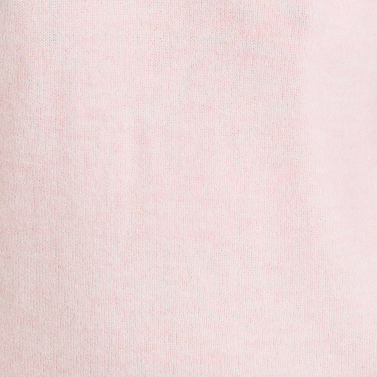 Pull ample manches courtes rose clair femme