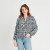 Blouse manches longues noir femme