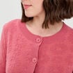 Gilet manches longues vieux rose femme
