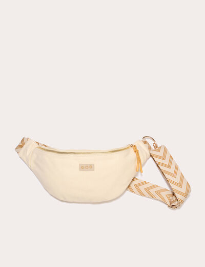 Sac banane sable femme