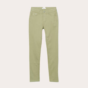 jeans slim 5 poches vert kaki femme Jeans slim 5 poches vert kaki femme