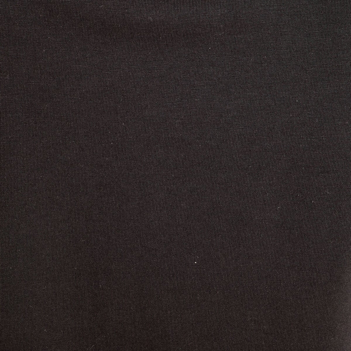 T-shirt avec franges noir femme