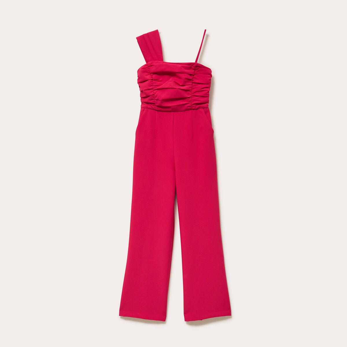 Combinaison pantalon rouge clair femme