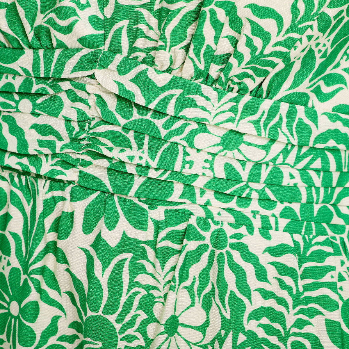 Robe longue évasée vert menthe femme