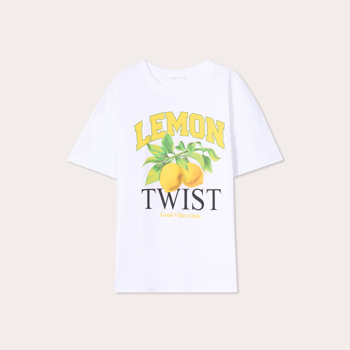 T-shirt manches courtes blanc femme