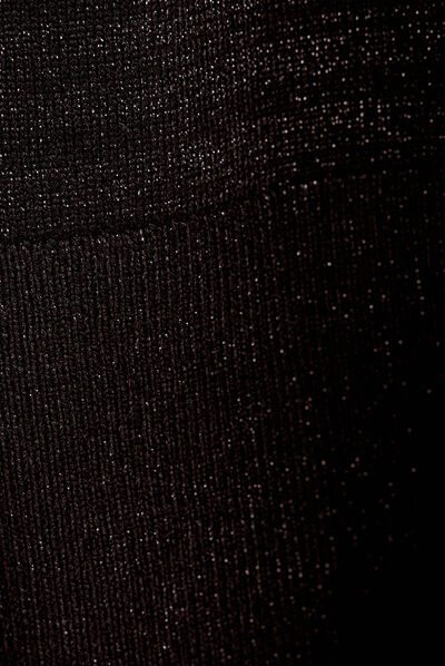Gilet manches longues cropped noir femme