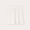 Jupe évasée broderie anglaise ecru femme