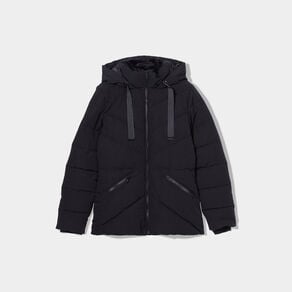 doudoune cintree a capuche noir femme Doudoune cintrée à capuche noir femme