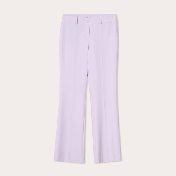 pantalon flare parme femme Pantalon flare parme femme