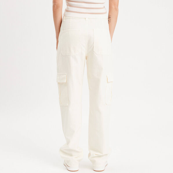 pantalon large cargo ecru femme Pantalon large cargo ecru femme