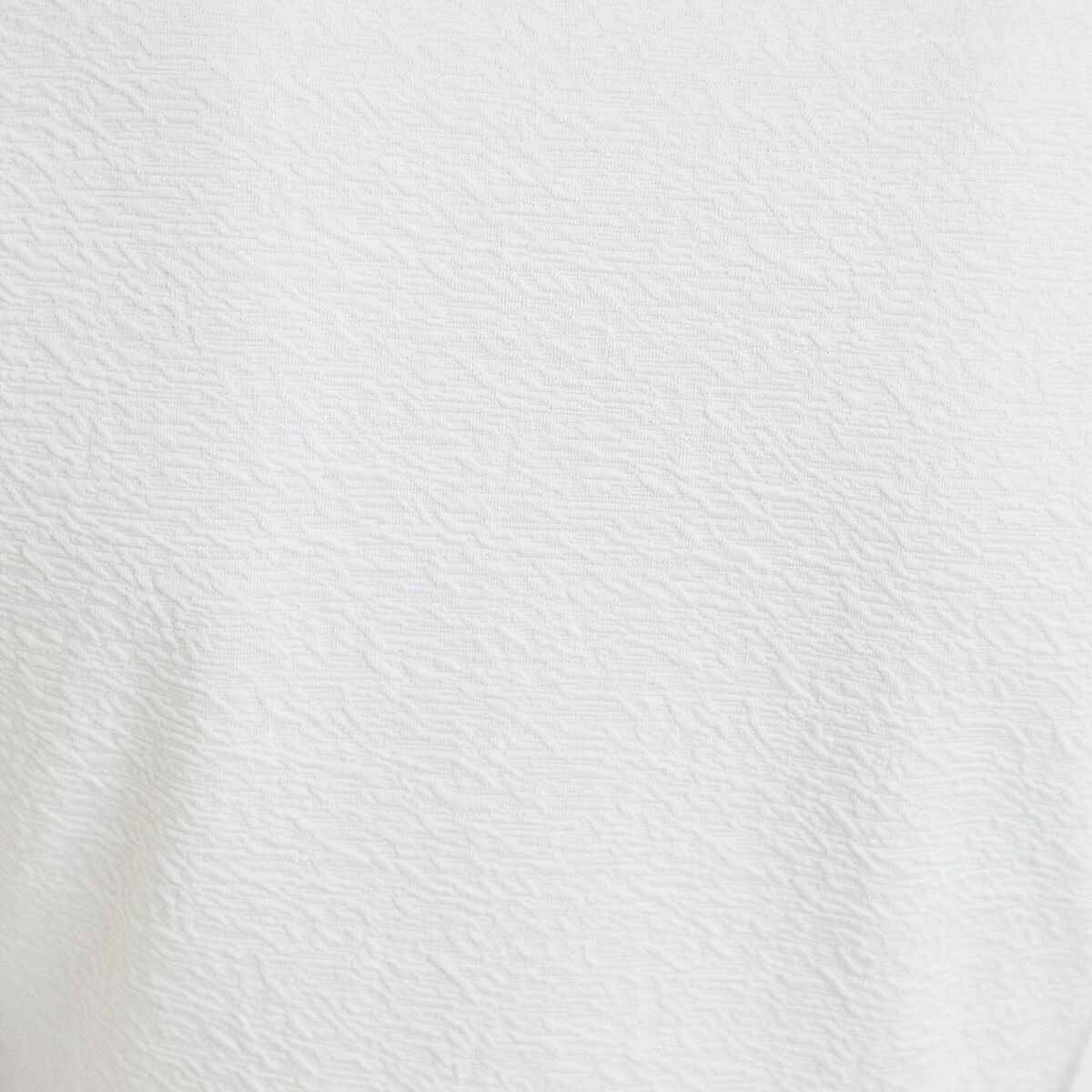 Top p&eacute;plum ajust&eacute; manches longues ecru femme