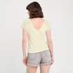 T-shirt manches courtes vert clair femme