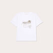 T-shirt manches courtes blanc femme
