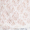 Bandeau ajusté sans manches dentelle ecru femme