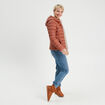 Doudoune réversible capuche blanc femme