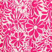 Robe longue évasée rose fushia femme