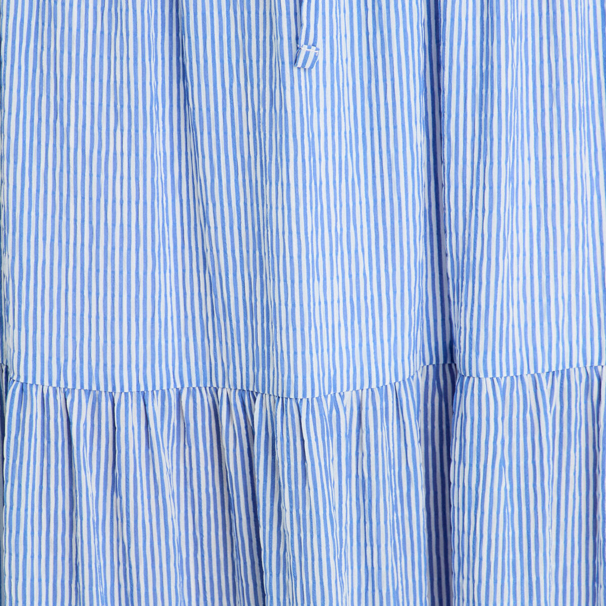 Jupe longue trapèze bleu clair femme