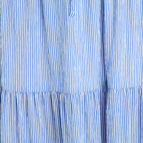 Jupe longue trapèze bleu clair femme