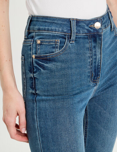 Jeans flare denim stone femme