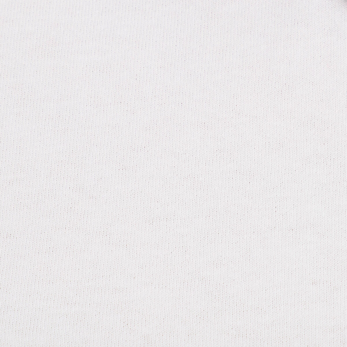T-shirt d&eacute;tail noeud ecru femme