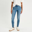 Jean skinny push-up taille standard denim double stone femme