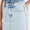 Jupe crayon taille standard denim bleach femme