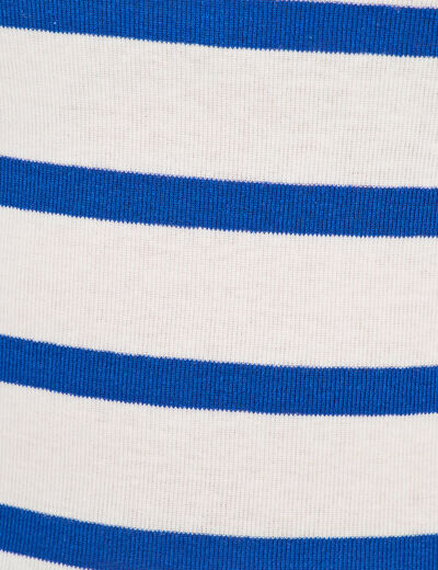 T-shirt manches courtes bleu femme