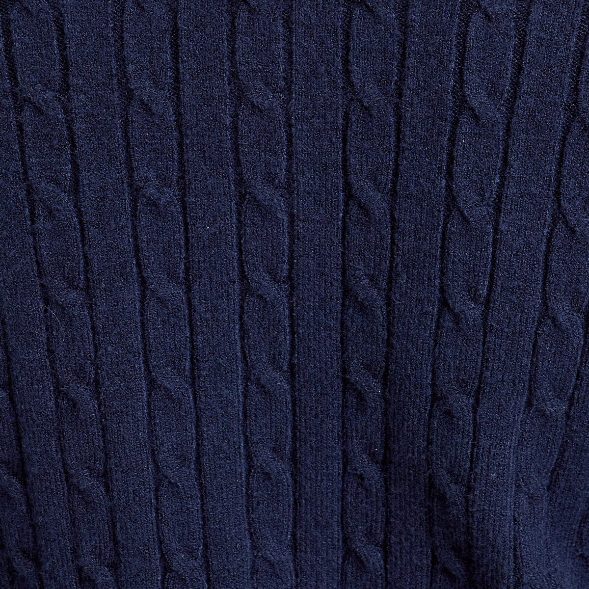 Gilet manches longues ajusté bleu marine femme