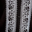 Blouse brod&eacute;e col tunisien noir femme
