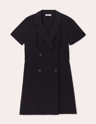 Combishort effet robe noir femme