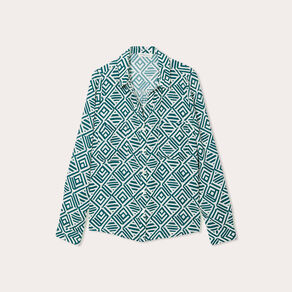 Chemise manches longues blanc femme
