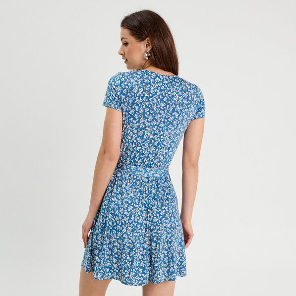 robe evasee boutonnee bleu clair femme Robe évasée boutonnée bleu clair femme