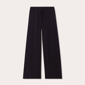 pantalon large fluide noir femme Pantalon large fluide noir femme