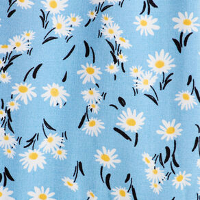 Robe évasée manches courtes bleu femme
