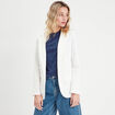 Veste blazer cintrée ecru femme