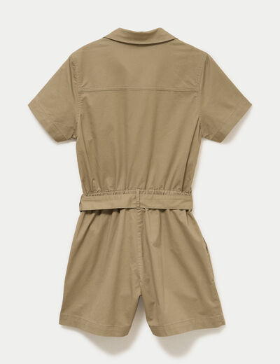 Combishort vert femme