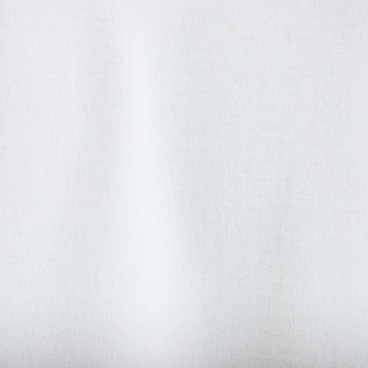 Blouse droite col mao manches longues ecru femme