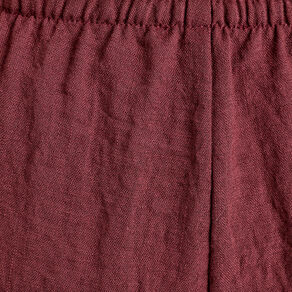 Pantalon large fluide prune femme