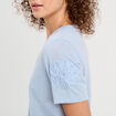 T-shirt manches courtes bleu clair femme