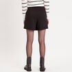 Jupe-short évasée noir femme