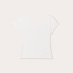 T-shirt manches courtes ecru femme